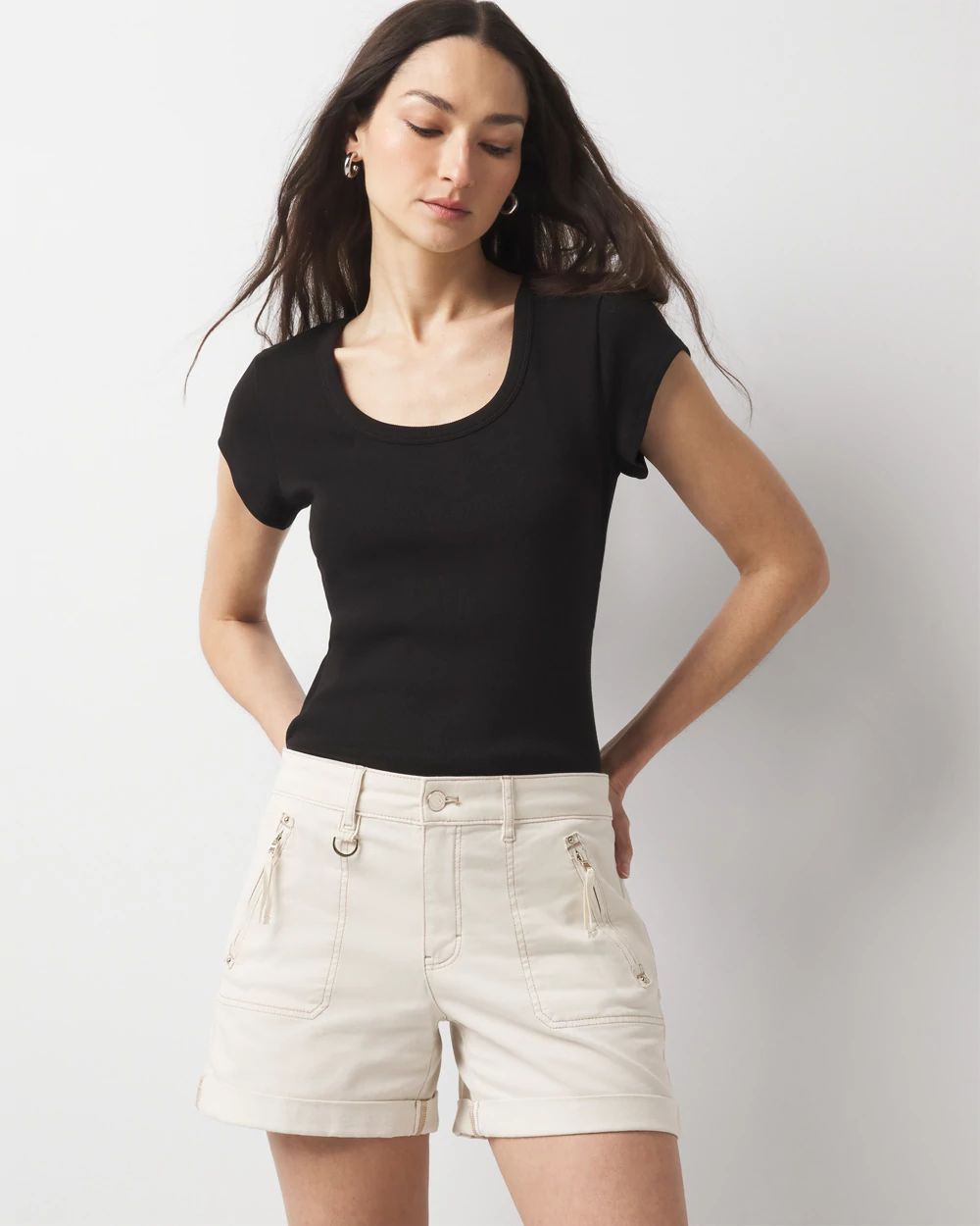Mid Rise Pret A Play Shorts White House Black Market